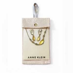 💛 NWT! Anne Klein Faceted Crystal Jewelry Set